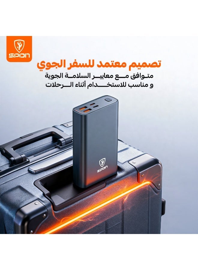 سبون باور بانك بسعة 20000 وبفوة  22.5 واط صغير  جدا - Image 4